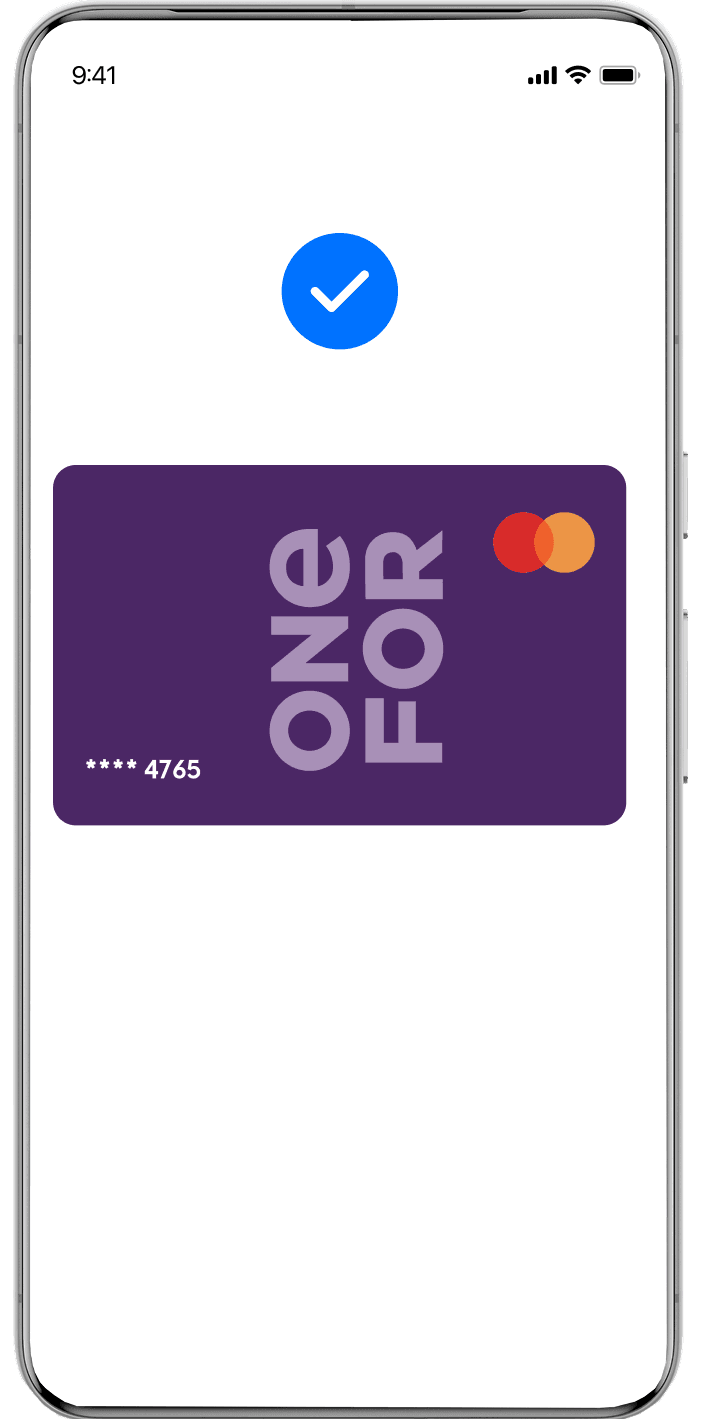 Google Pay phone mockup